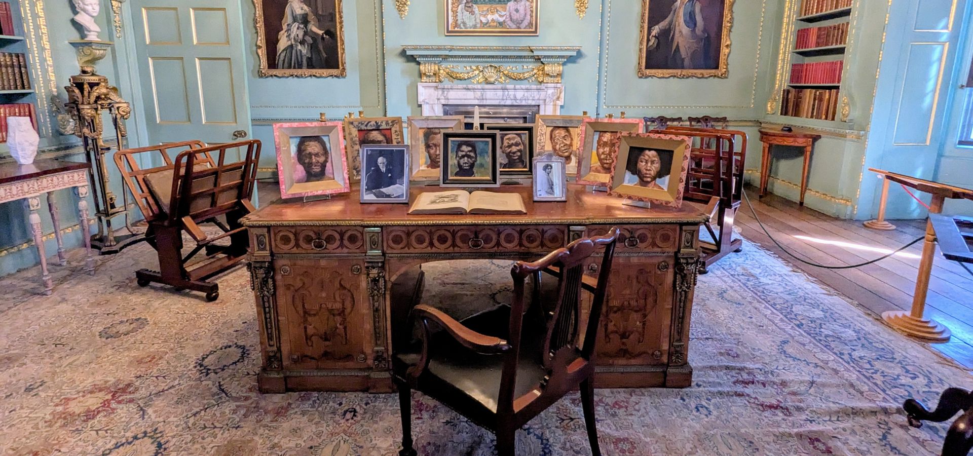 Chippendale writing desk at Temple Newsam