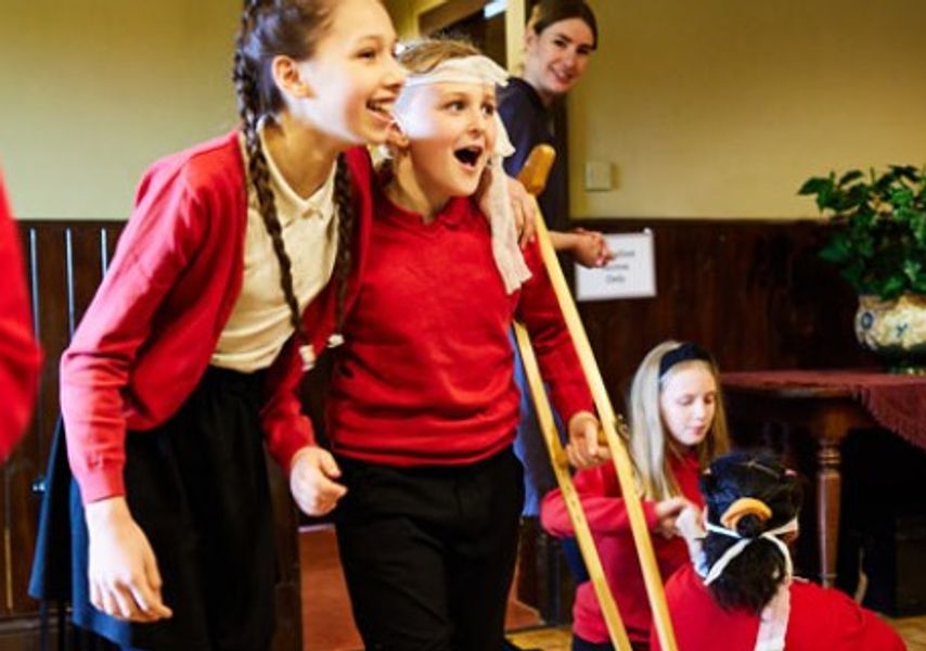 Children in a classroom