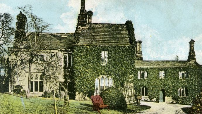 An old drawing of Abbey House Museum