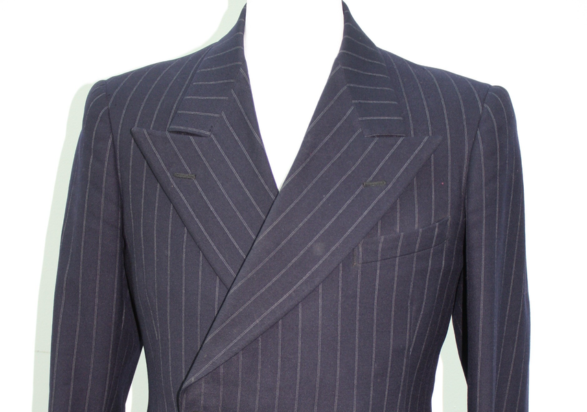 Double breasted wool jacket