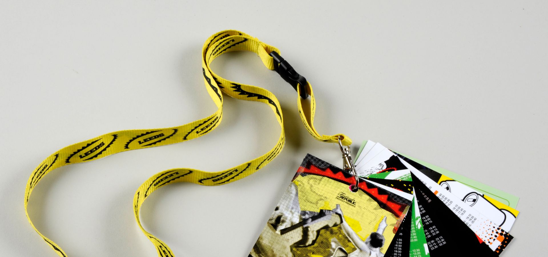 Photograph of Leeds Festival Lanyard