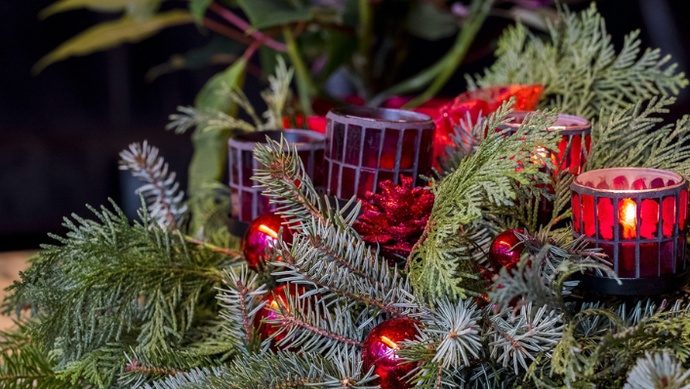 Festive wreath