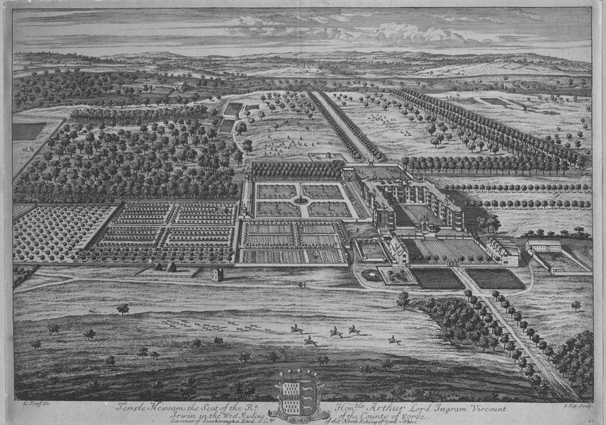 Temple Newsam 1699, by Johannes Kipp and Leonard Knyff