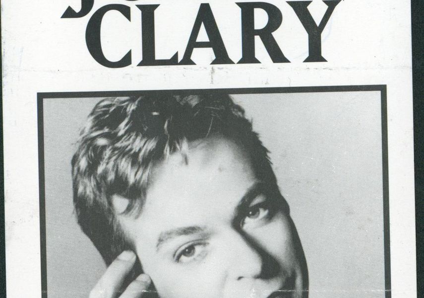 A poster advertising a Julian Clary performance