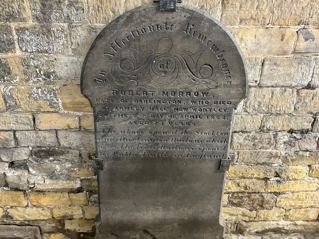 During recent renovation work at Leeds Industrial Museum in Armley, curators happened upon the beautifully carved gravestone of Robert Morrow, more than 160 years after his death in nearby New Wortley. 