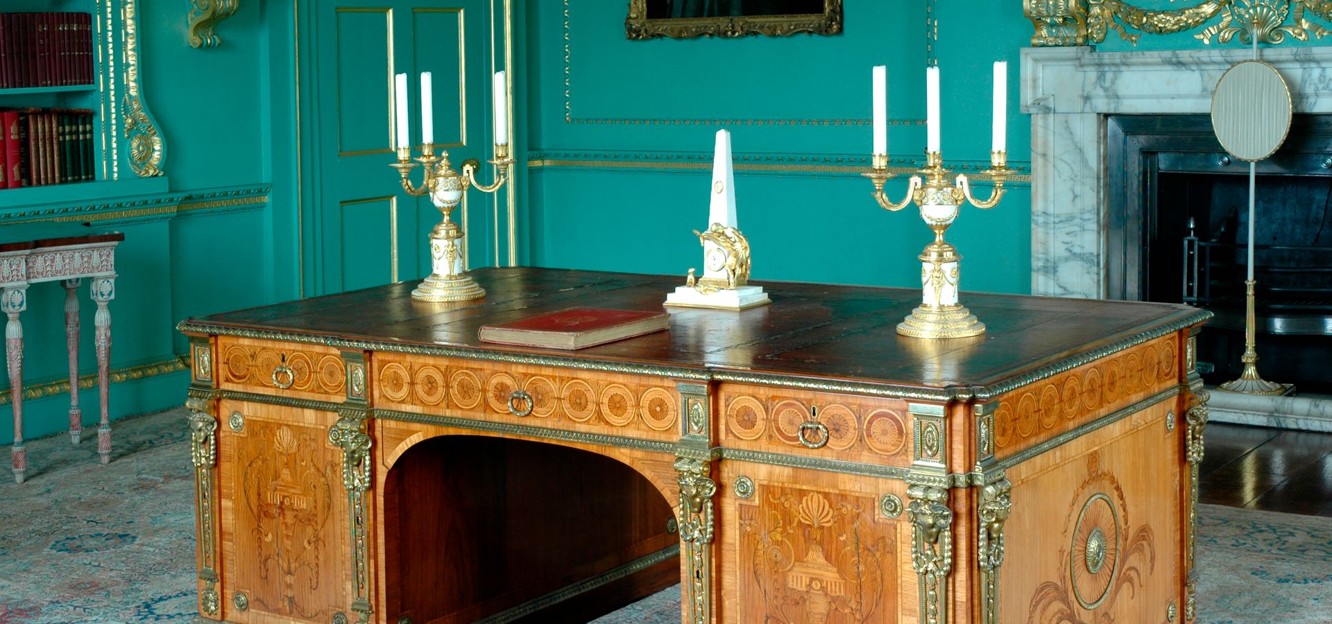 Ornate writing table