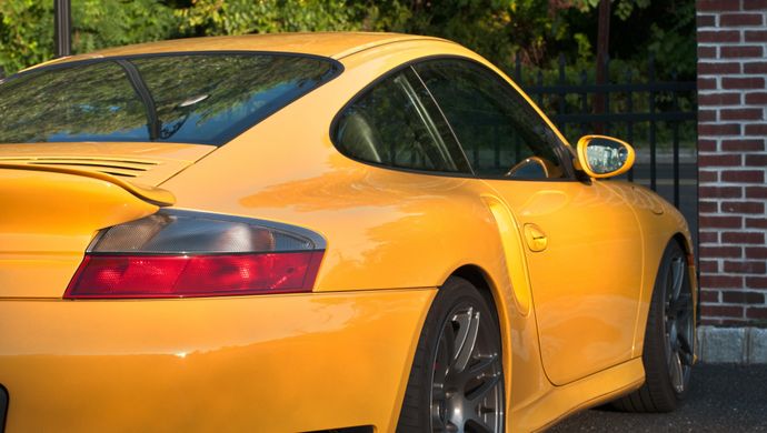 Yellow Porsche 911
