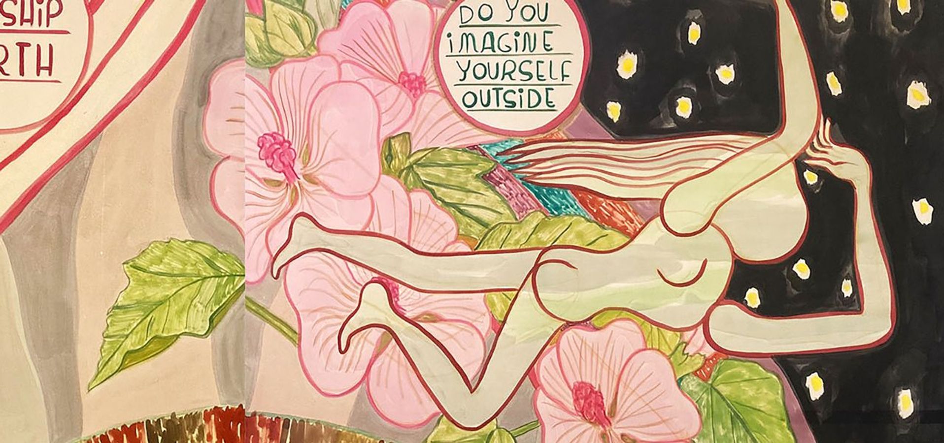 Emma Talbot, Spaceship Earth, 2022. Courtesy of the artist and Galerie Onrust.