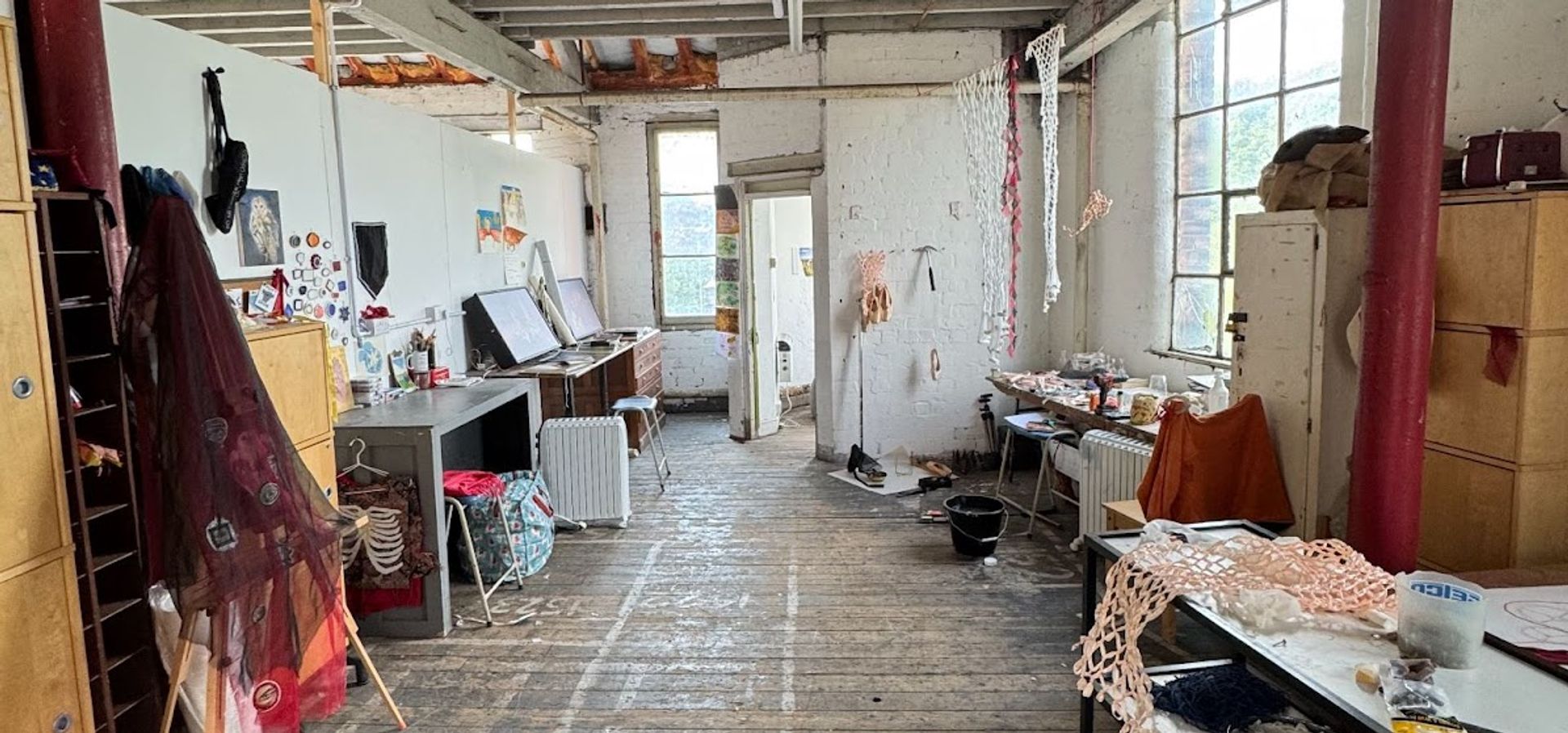 The artist studio space at Assembly House