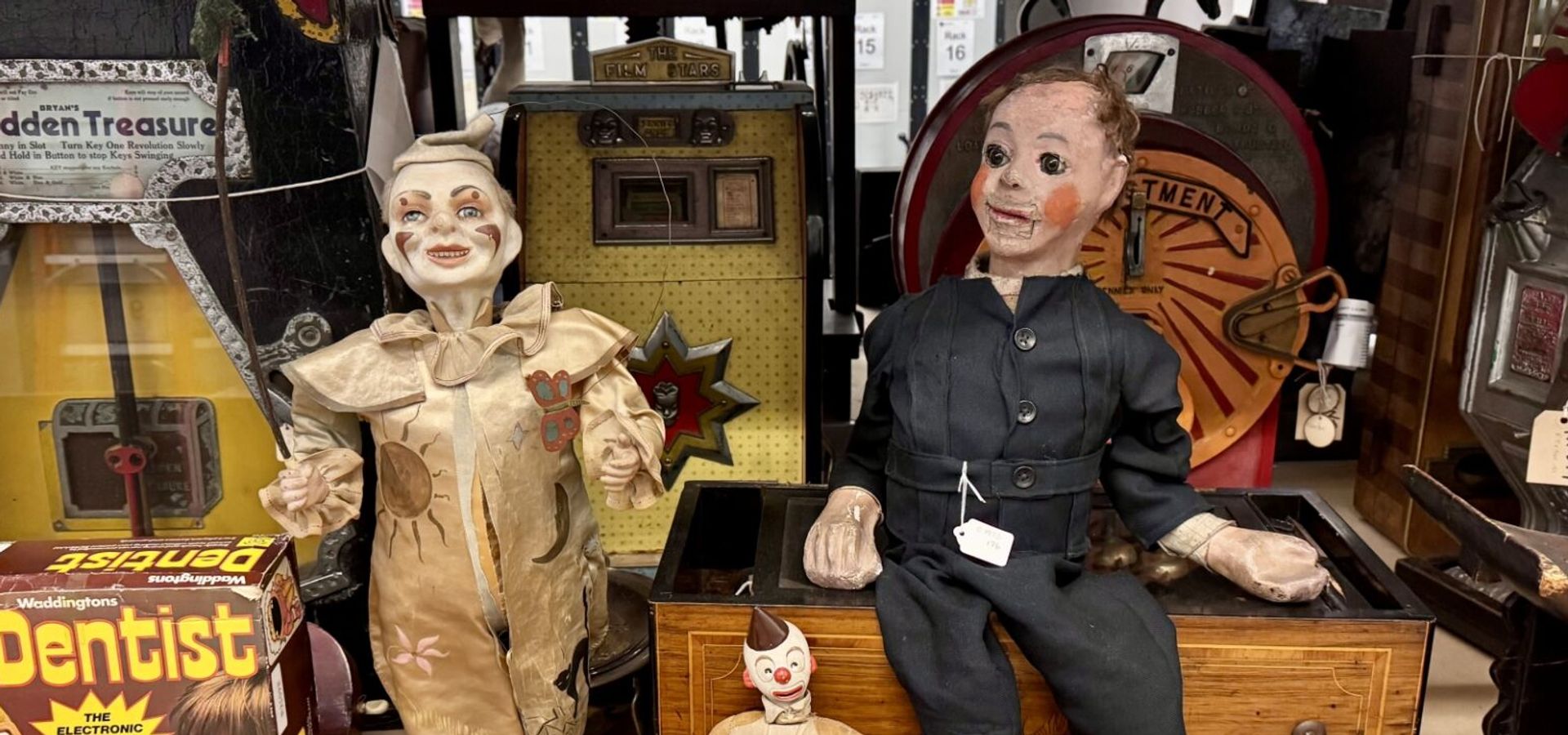 Scary clown dolls
