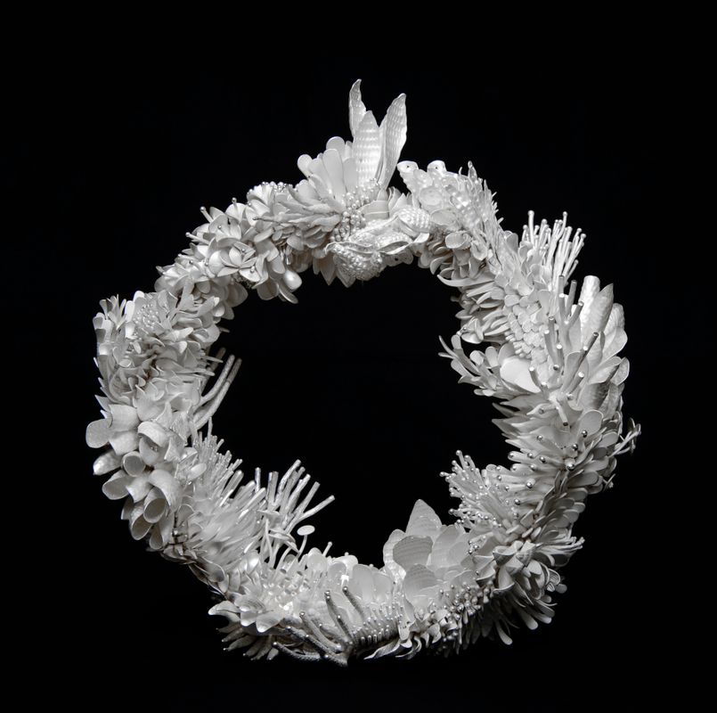 Junko Mori, Silver Poetry; Spring Fever Ring (2014)  © Junko Mori 2014. Leeds Museums and Galleries, photography Norman Taylor.