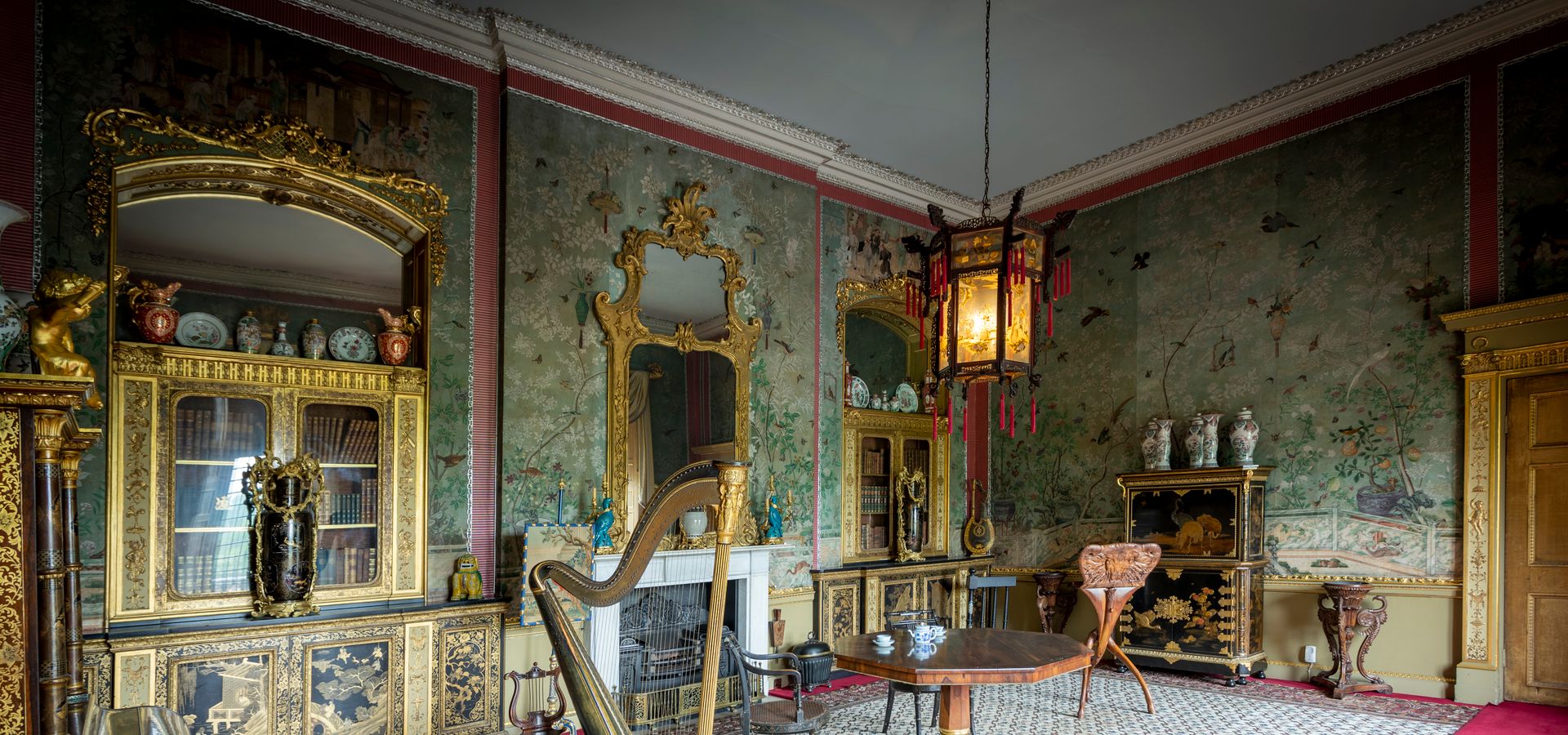 The Chinese Drawing Room at Temple Newsam House