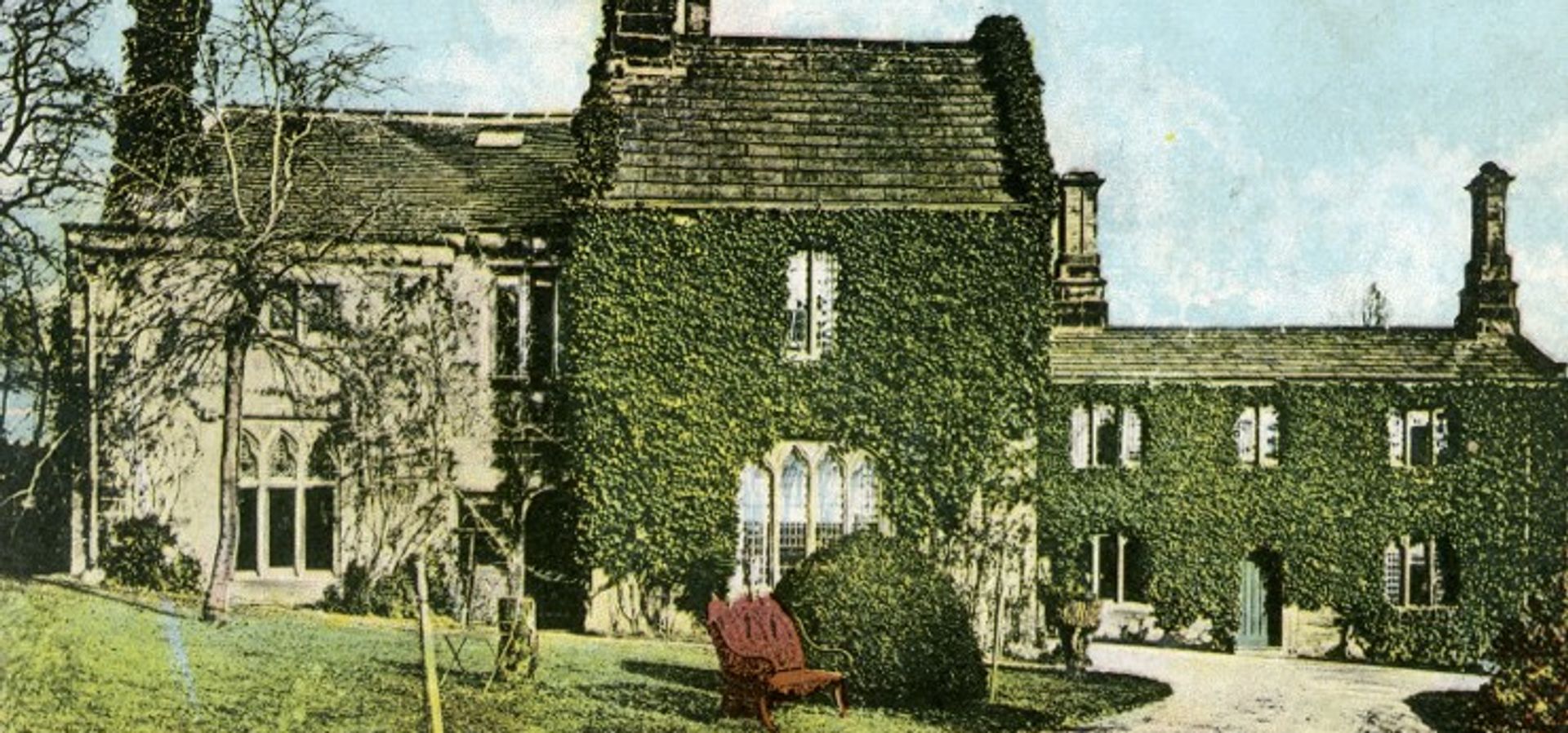 An old drawing of Abbey House Museum