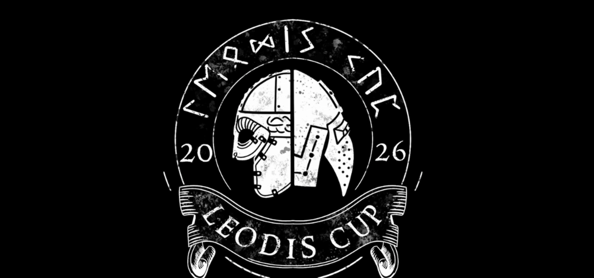 A Leodis Cup 2026 symbol with a black background