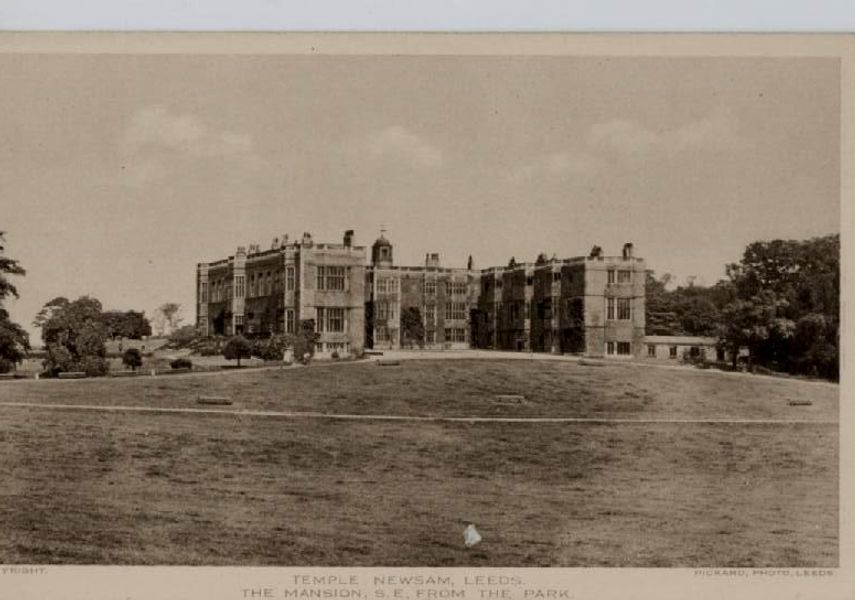 Archive image of Temple Newsam House from around the 1920s, when it was handed over to the Leeds Corporation.