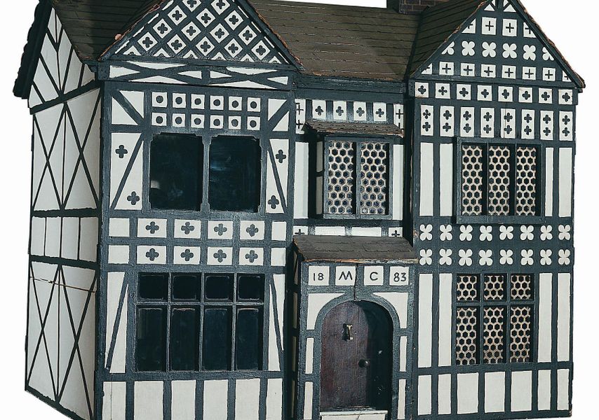 A Tudor style doll house