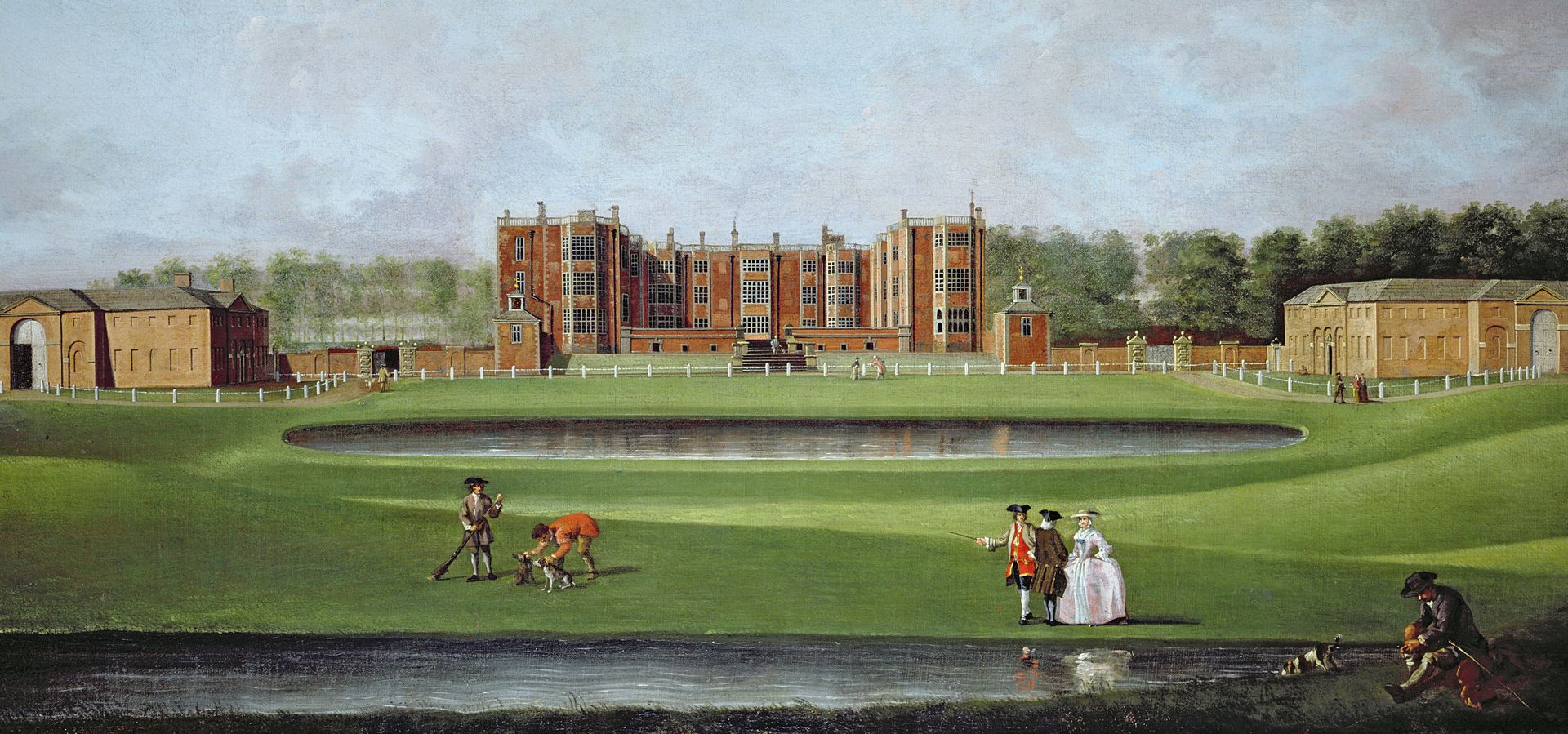 In this view of Temple Newsam House, by Thomas Chapman (d.1768)
