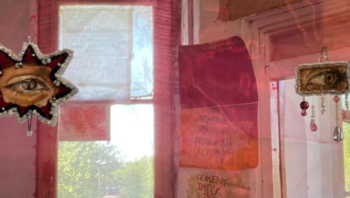 Artwork by Reece Kelly in the Studio, June 2025