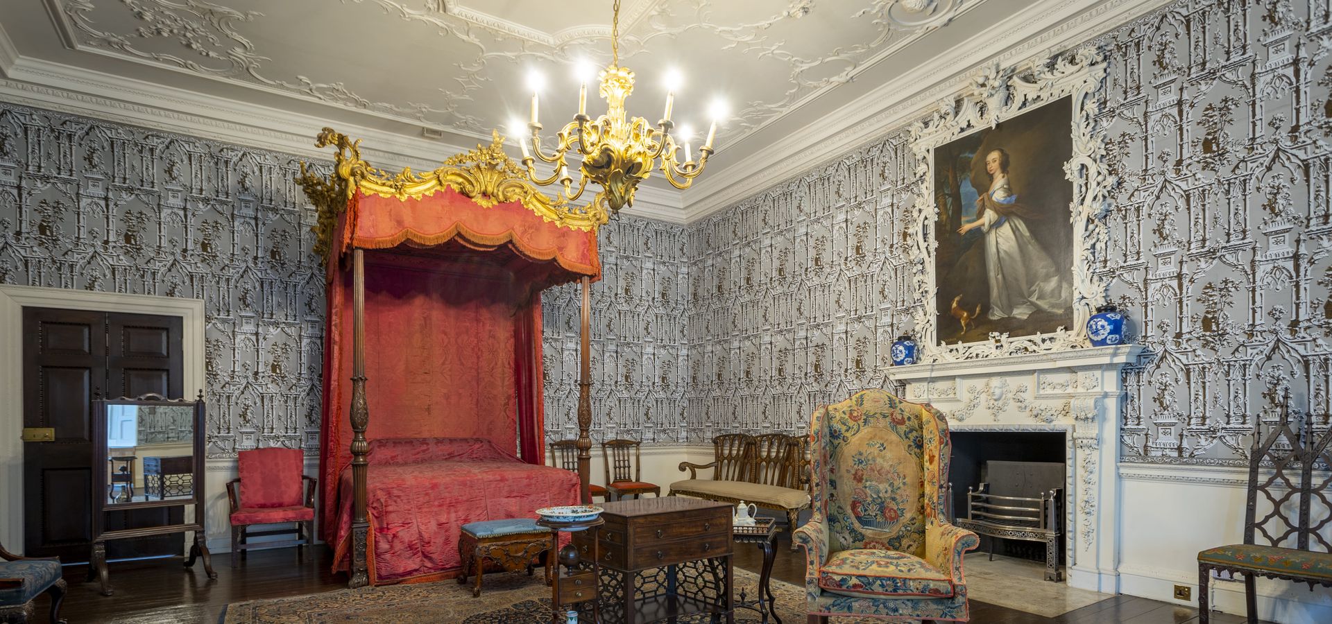 the gothick room at Temple Newsam