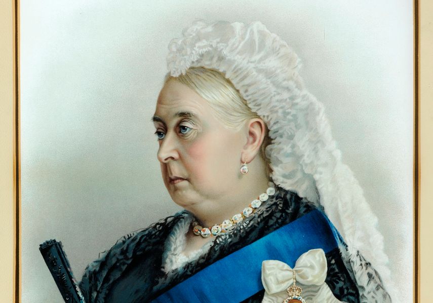 An illustration of Queen Victoria
