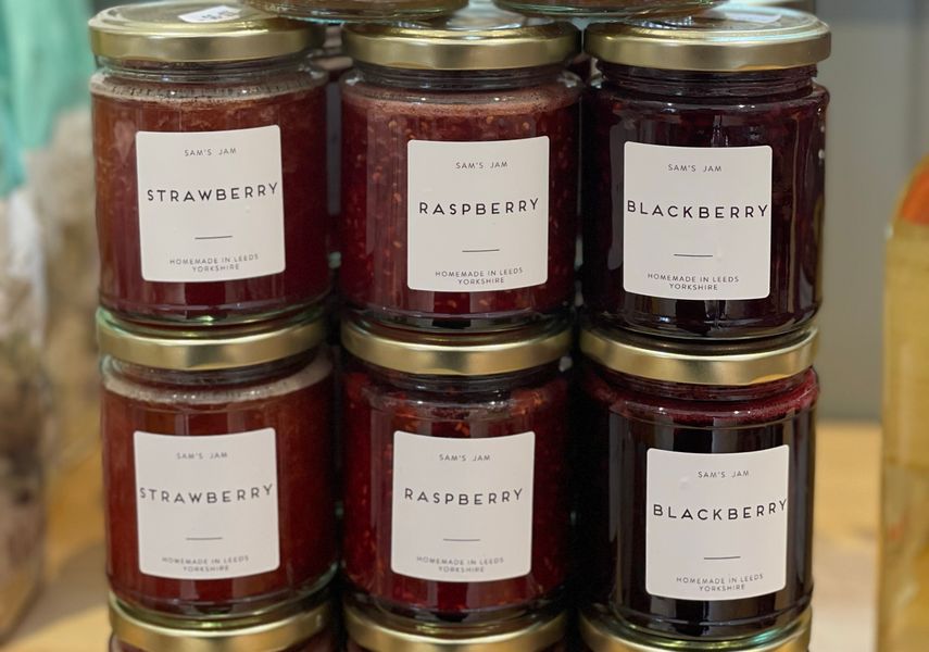 Jars of jam