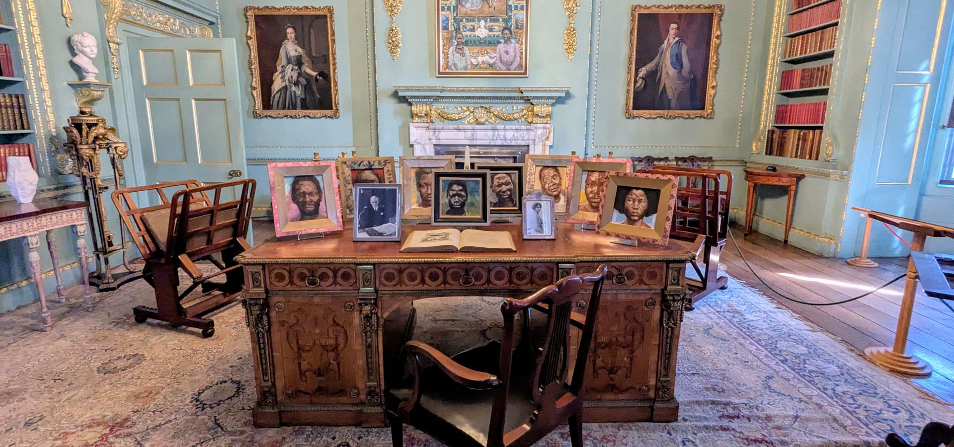 Chippendale desk at Temple Newsam