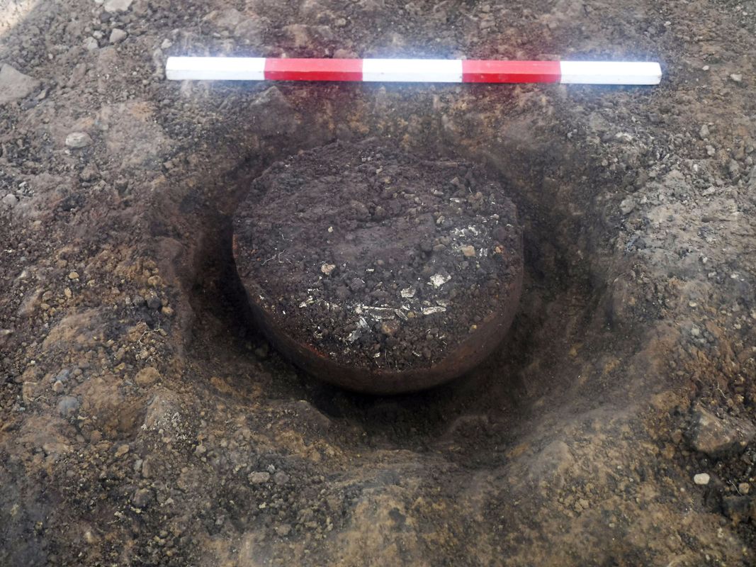 Archaeologists excavated the site at Pitty Close Farm in Leeds.