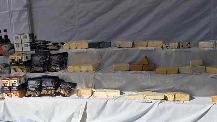 A selection of artisan food