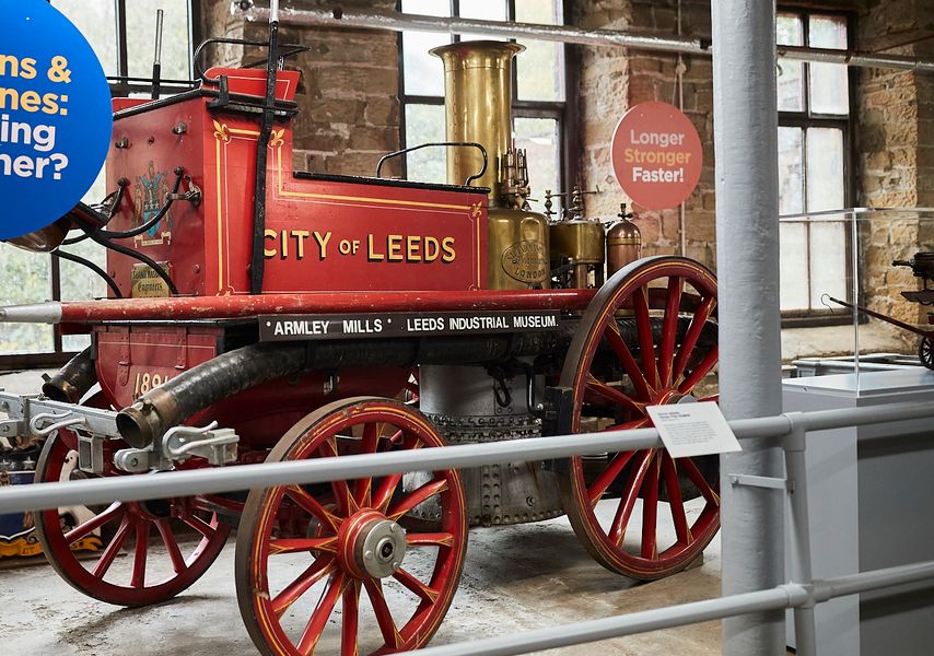 a City of Leeds fire engine from 1891