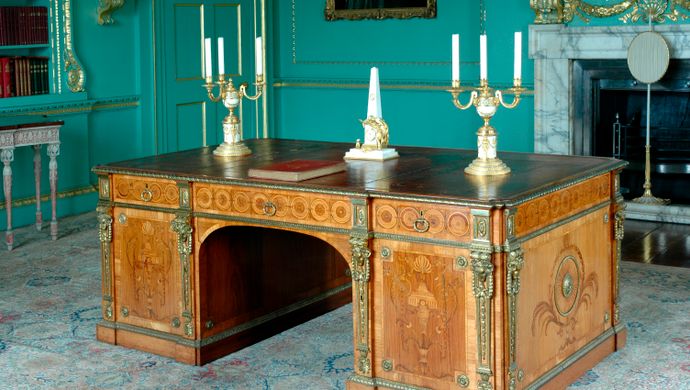 Ornate writing table
