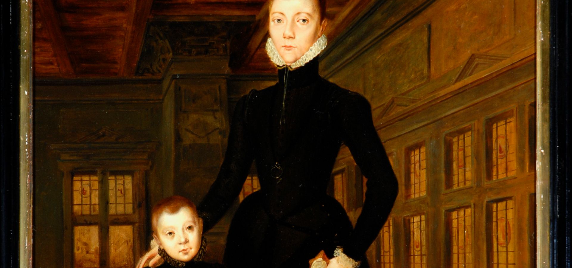 A portrait of two individuals of the Stuart dynasty,