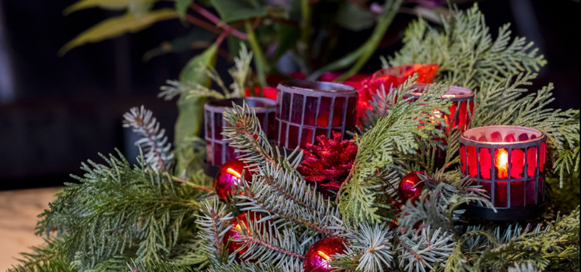 Festive wreath