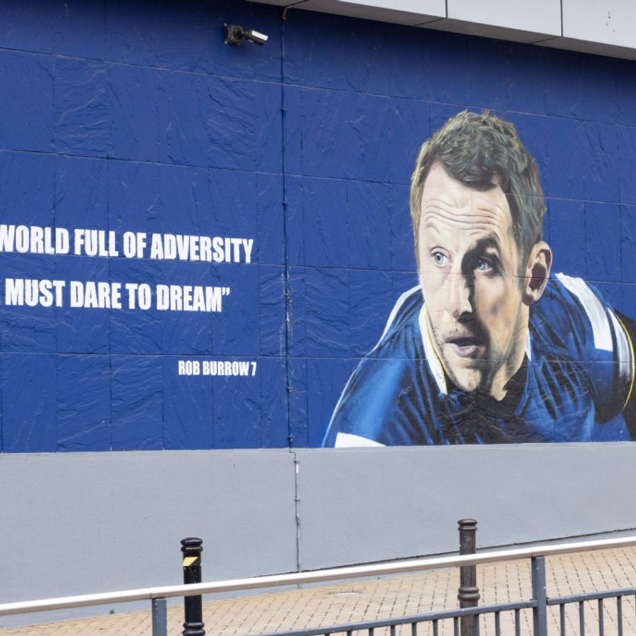 A mural of Rob Burrow in Leeds