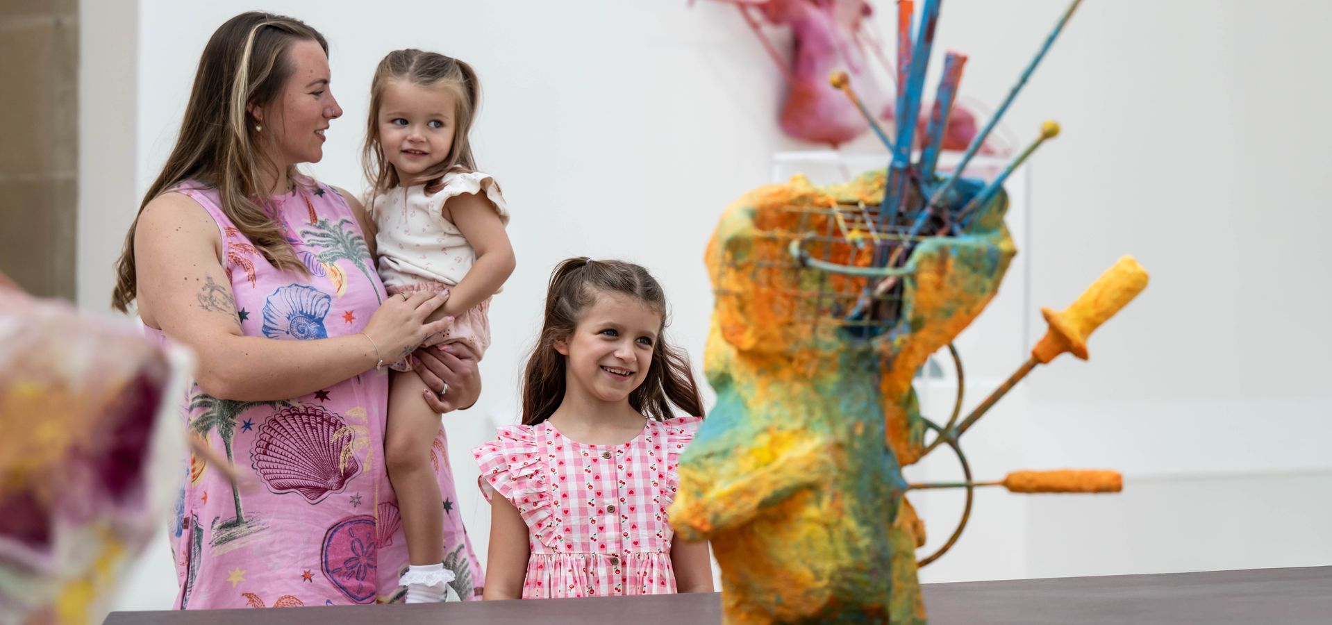 Installation shot featuring Olivia Bax ‘Still Life With Masher’ (2026), mixed media. Courtesy the artist and Holtermann Fine Art. Image: JMA Photography