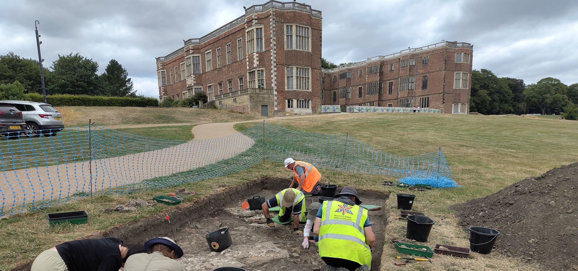 Members of South Leeds Archaeology (SLA) spent months working at Temple Newsam to try and solve the puzzle of an unknown structure first spotted in a photograph more than 30 years ago.