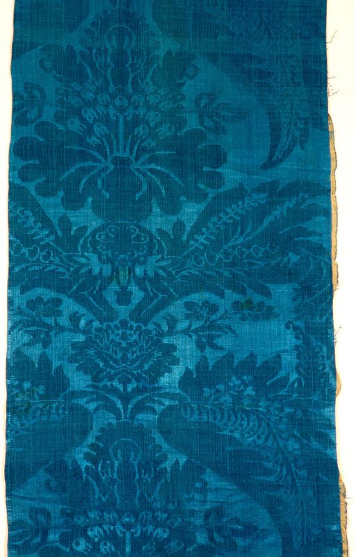 blue silk pattern damsak