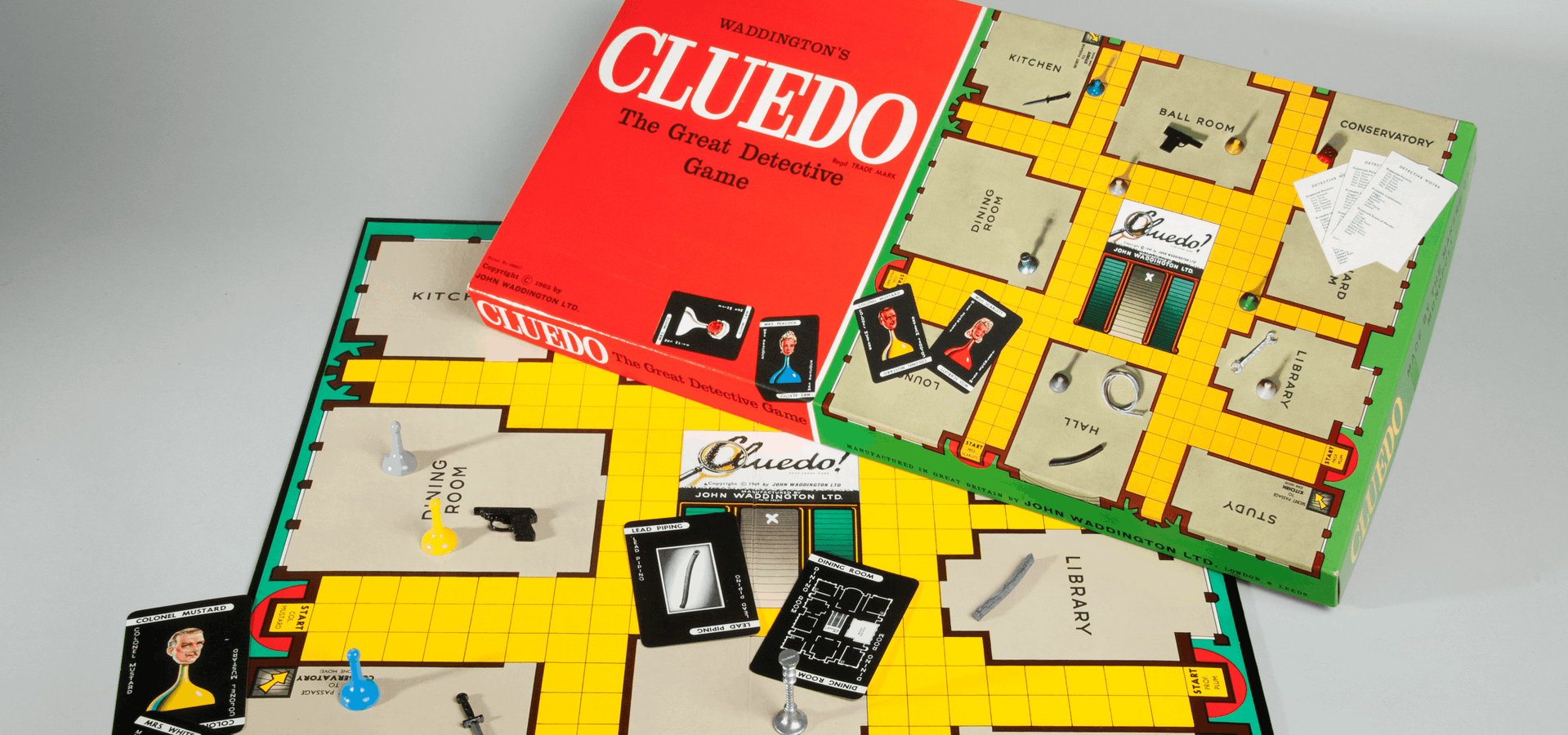 an old board game of cluedo
