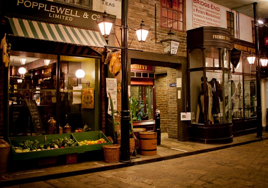 Victorian streets at Abbey House Museum