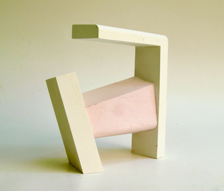 Garth Evans, Hatch (2023),Hydrocal plaster. Courtesy the artist