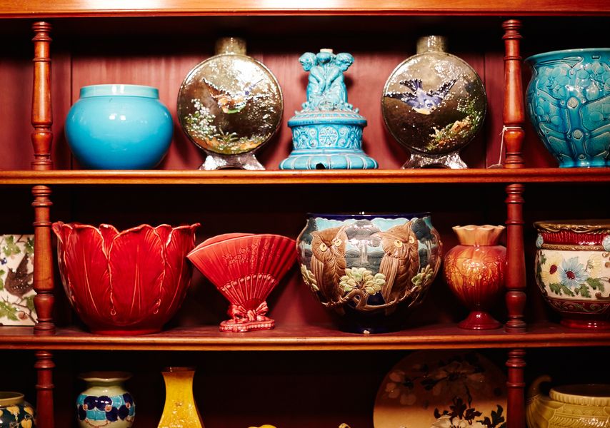 Burmantofts colourful ceramic 